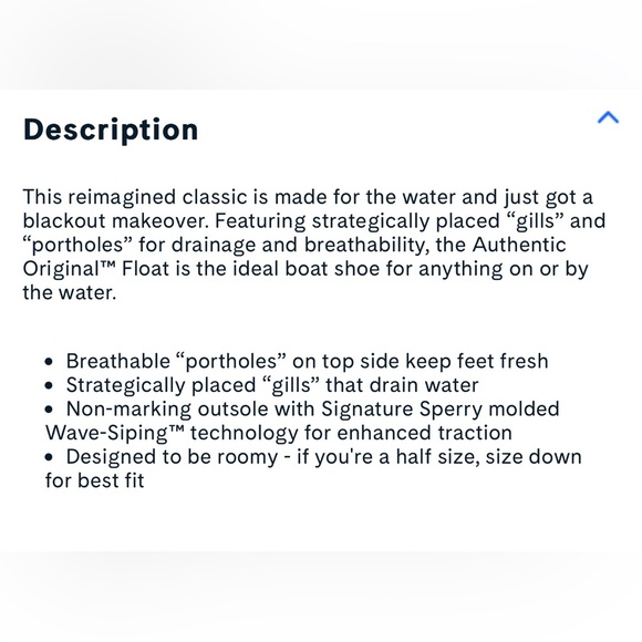 New SPERRY Top Sider Float Shoes Boating Navy Blue White Slip-Ons Nautical NWT - Picture 10 of 13